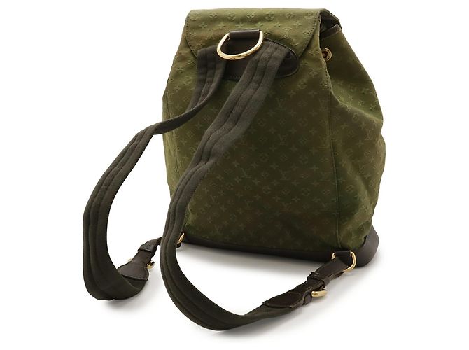 Zaino Mini Montsouris GM Monogram di Louis Vuitton Verde - vista 3