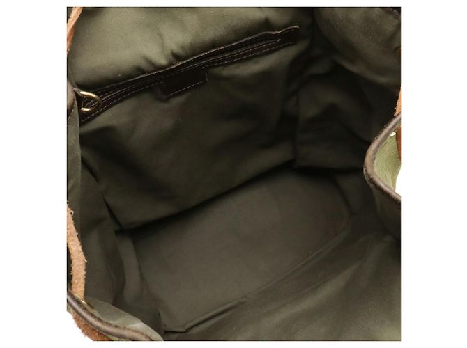 Zaino Mini Montsouris GM Monogram di Louis Vuitton Verde - vista 9
