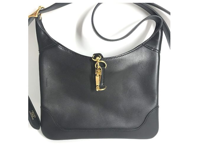 Hermès Borsa a tracolla Hermes Trim Duo 24 Nero - vista 2