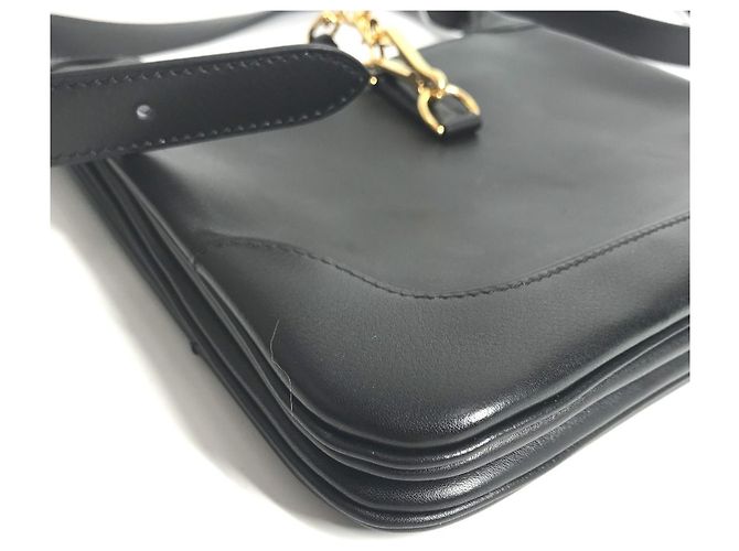 Hermès Borsa a tracolla Hermes Trim Duo 24 Nero - vista 7