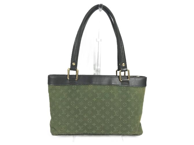 Borsa a spalla/tote bag Mini Lucille PM Monogram Louis Vuitton Cachi - vista 2