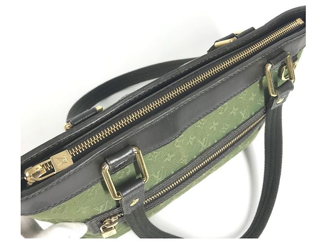 Borsa a spalla/tote bag Mini Lucille PM Monogram Louis Vuitton Cachi - vista 9