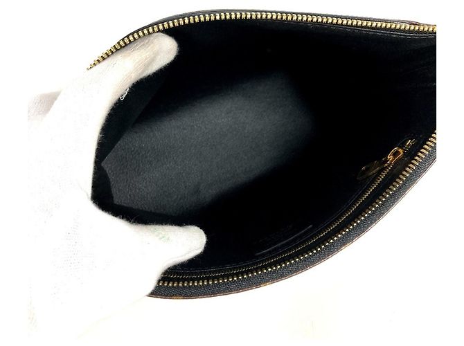 Beauty Case Monogram Pallas di Louis Vuitton Marrone Nero - vista 11