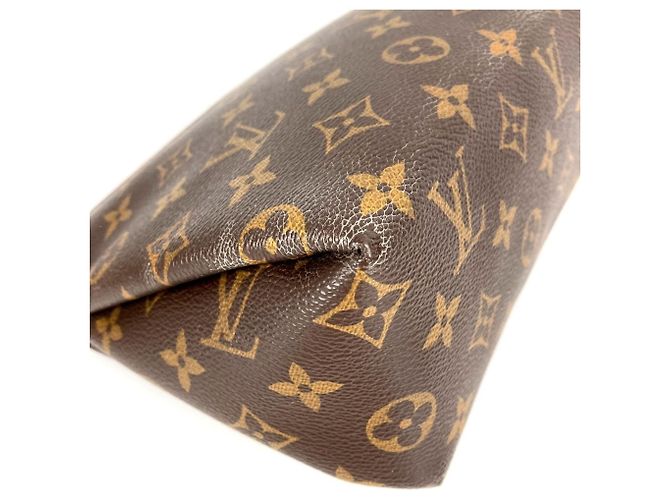 Beauty Case Monogram Pallas di Louis Vuitton Marrone Nero - vista 6