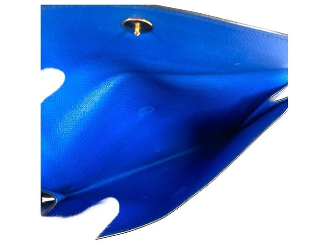 Borsa Clutch Pochette Rio di Hermès Blu - vista 11