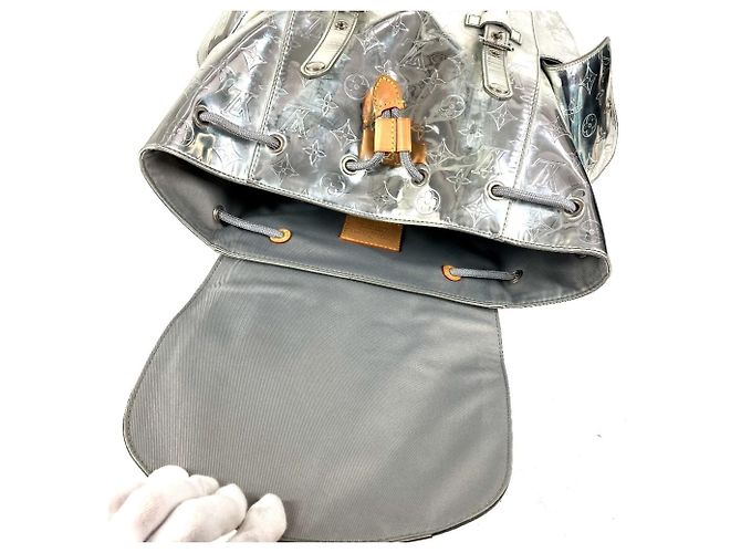 Zaino PM Monogramma Specchio Louis Vuitton Argento - vista 12