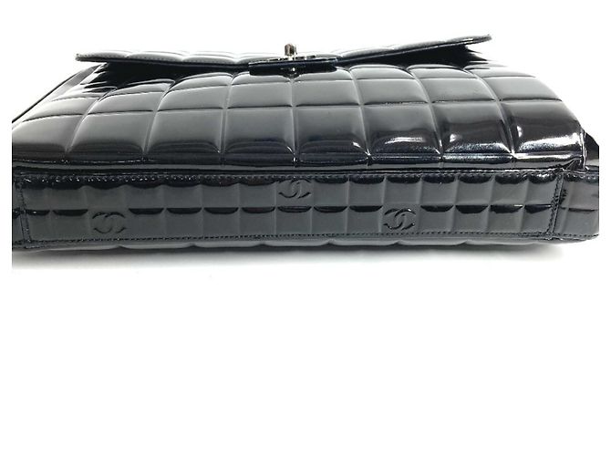 Timeless Borsa da spiaggia Chanel Flap CC Logo Coco Mark Nero - vista 4