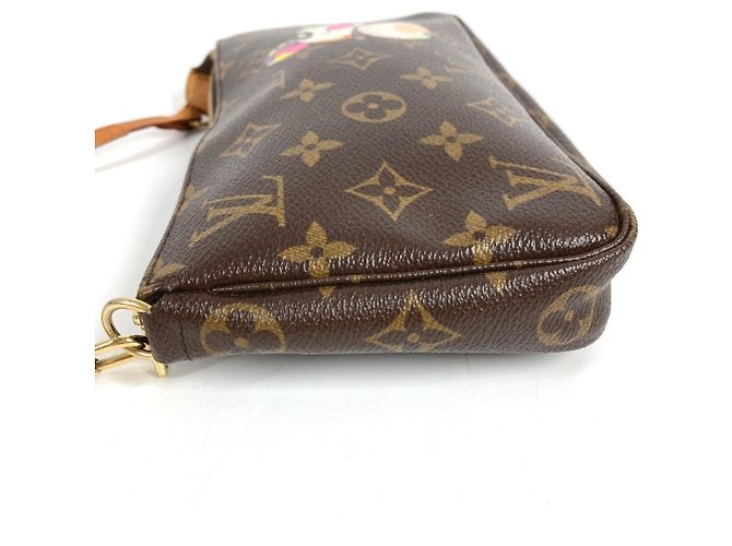 Pochette Accessori Monogram Panda Louis Vuitton Marrone Multicolore - vista 3