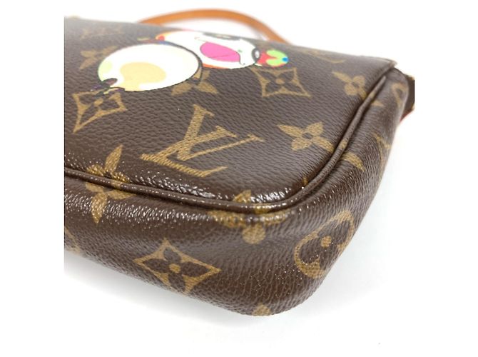 Pochette Accessori Monogram Panda Louis Vuitton Marrone Multicolore - vista 6