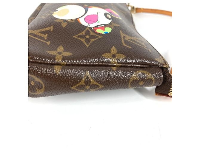 Pochette Accessori Monogram Panda Louis Vuitton Marrone Multicolore - vista 7