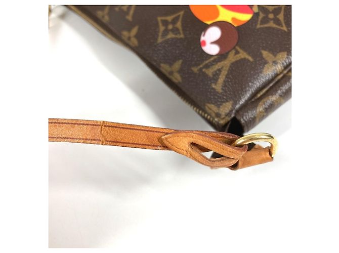 Pochette Accessori Monogram Panda Louis Vuitton Marrone Multicolore - vista 9
