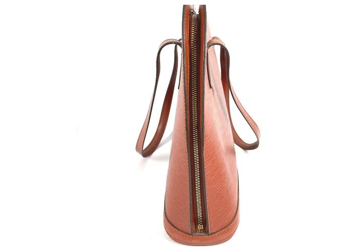 Borsa a spalla/tote in pelle Epi Louis Vuitton Marrone - vista 3