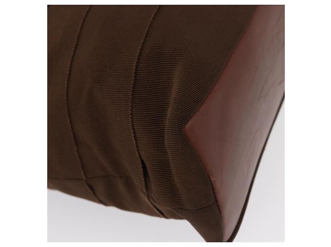 Borsa Vara in tela Salvatore Ferragamo Marrone - vista 7