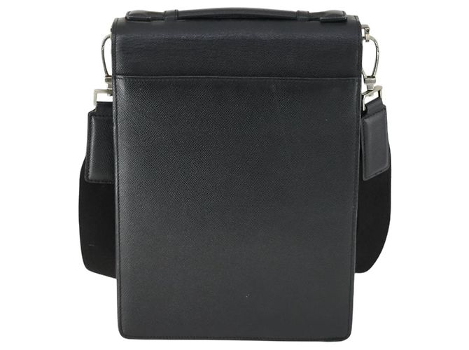 Bally Vintage Schultertasche aus Leder Schwarz - Ansicht 2