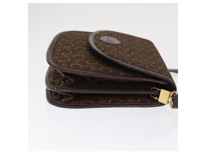 Céline Borsa a spalla Celine C Sulky in tela Marrone - vista 3