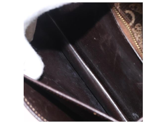 Céline Borsa a spalla Celine C Sulky in tela Marrone - vista 5