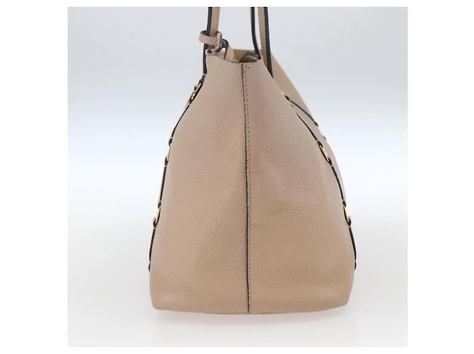 Bolsa Vala de couro Salvatore Ferragamo Bege - vista 3