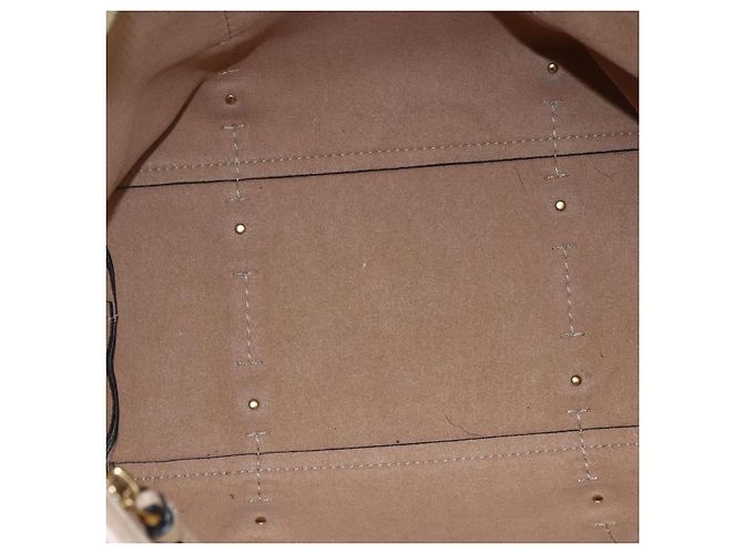 Bolsa Vala de couro Salvatore Ferragamo Bege - vista 5
