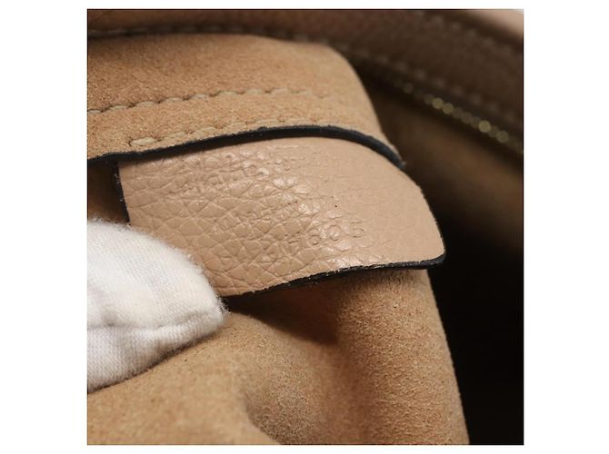 Bolsa Vala de couro Salvatore Ferragamo Bege - vista 6
