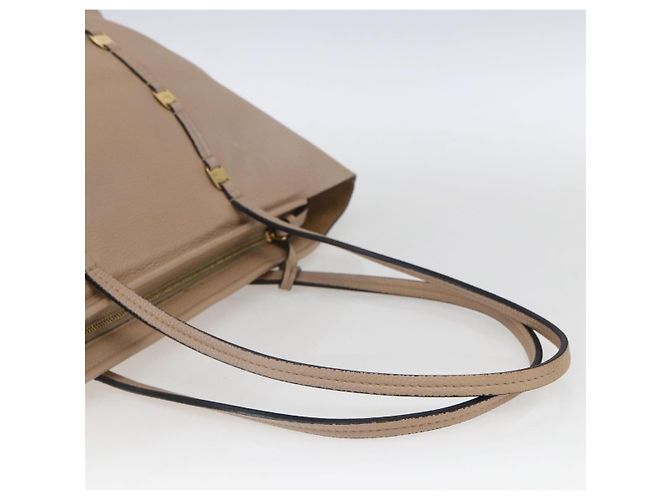 Bolsa Vala de couro Salvatore Ferragamo Bege - vista 7