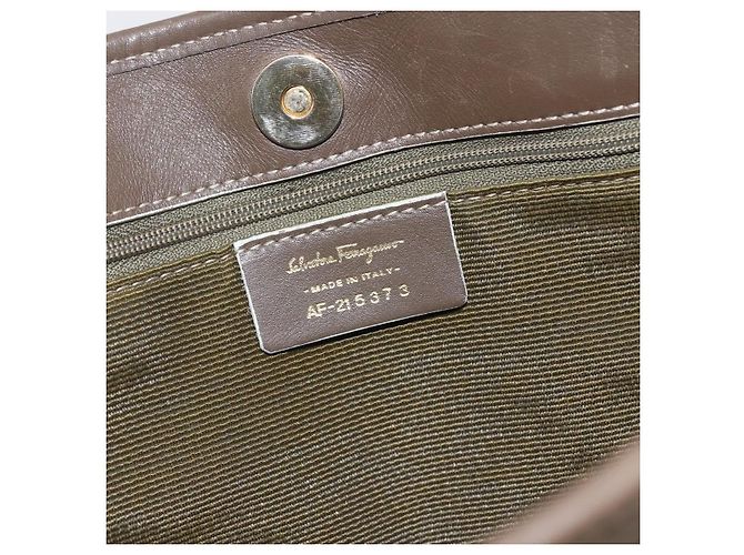 Gancini Tote aus Canvas Medium von Salvatore Ferragamo Beige - Ansicht 6