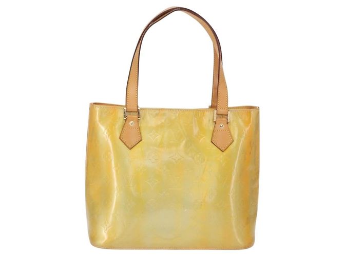 Borsa a mano Houston Louis Vuitton Monogram Vernis Giallo - vista 2