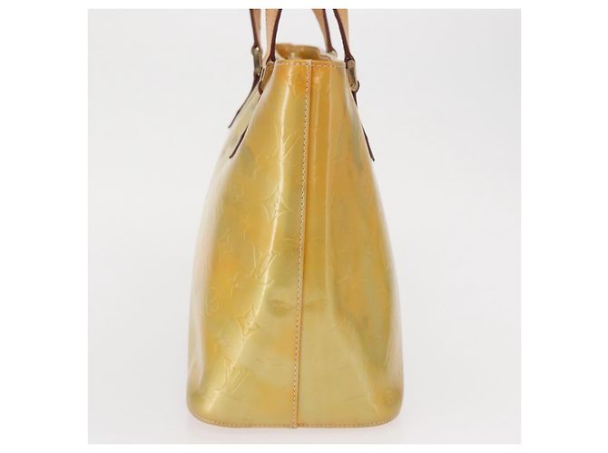 Borsa a mano Houston Louis Vuitton Monogram Vernis Giallo - vista 3
