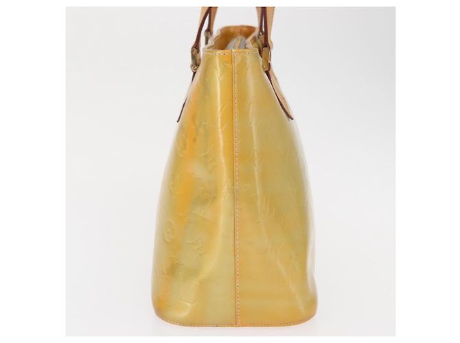 Borsa a mano Houston Louis Vuitton Monogram Vernis Giallo - vista 4