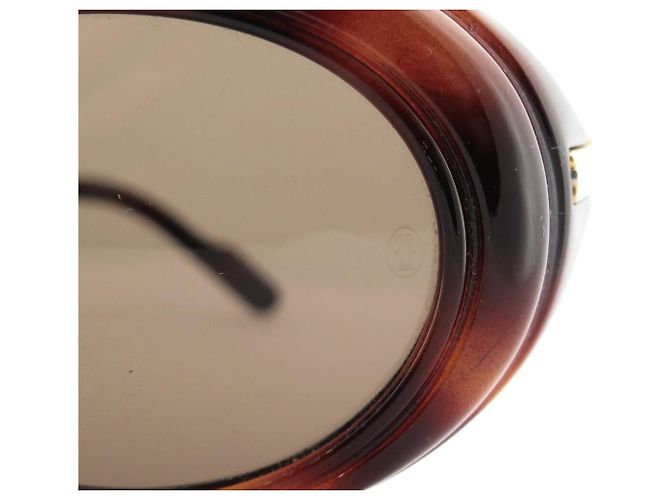 NEUE VINTAGE CARTIER MUST FRISSON BRAUNE SONNENBRILLE - Ansicht 12