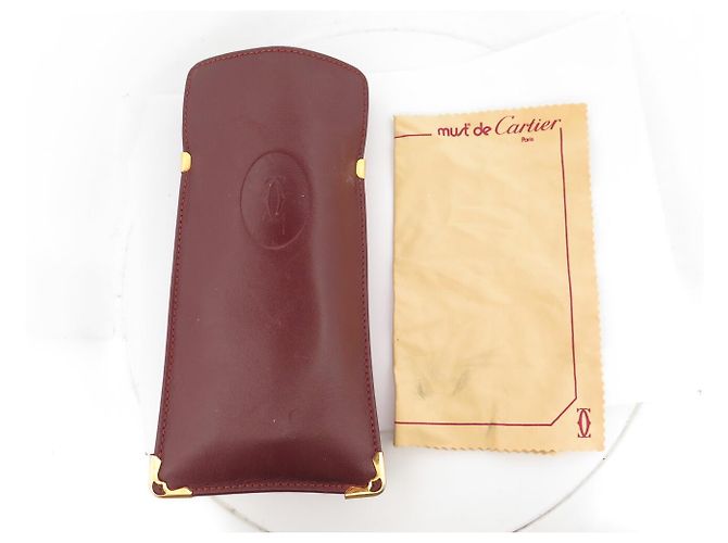 NEUE VINTAGE CARTIER MUST FRISSON BRAUNE SONNENBRILLE - Ansicht 13