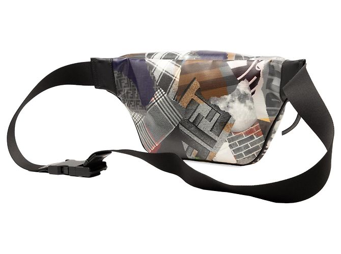 Gürteltasche aus beschichtetem Canvas Fendi Hey Reilly Zucca FF 1974 - Ansicht 2