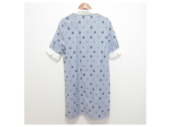 Autre Marque Gestreiftes Hemdkleid LEONARD SPORT Blau - Ansicht 2