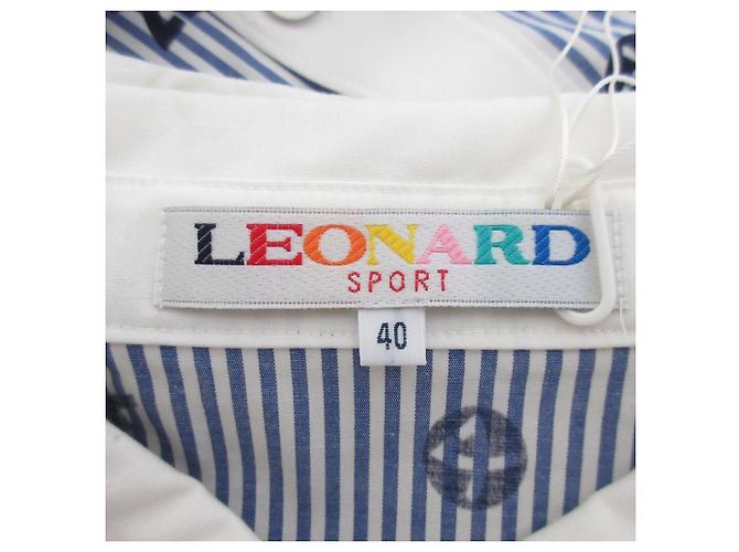 Autre Marque Gestreiftes Hemdkleid LEONARD SPORT Blau - Ansicht 7