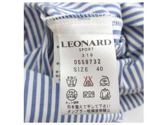 Autre Marque Gestreiftes Hemdkleid LEONARD SPORT Blau - Ansicht 9