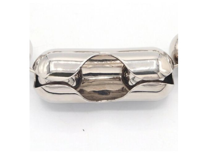 Collana con Pendente in Metallo Argento Balenciaga - vista 2