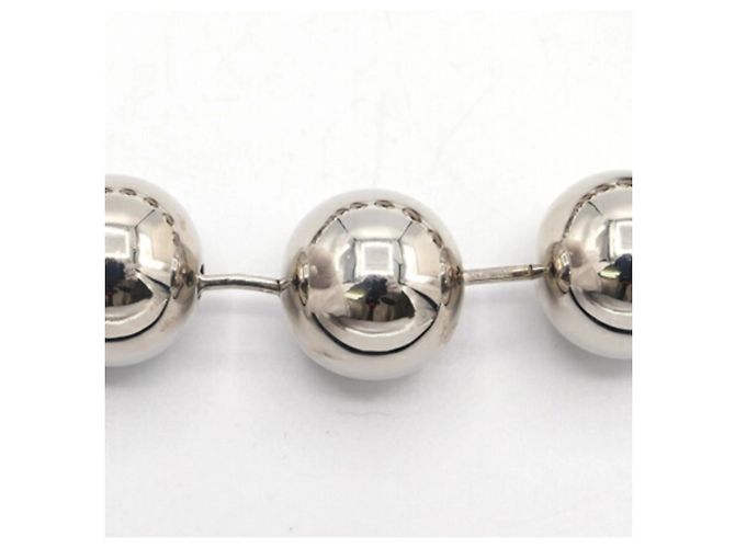Collana con Pendente in Metallo Argento Balenciaga - vista 4