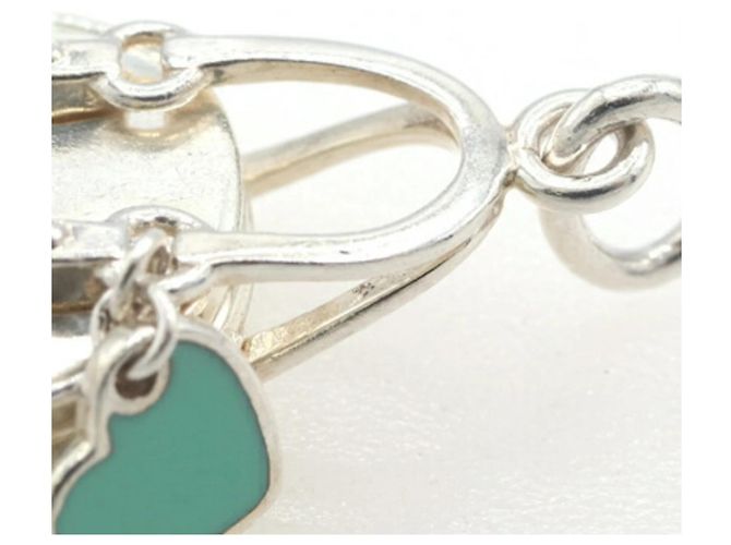 Collana Pendente a Cuore Tiffany & Co. Argento Blu - vista 3