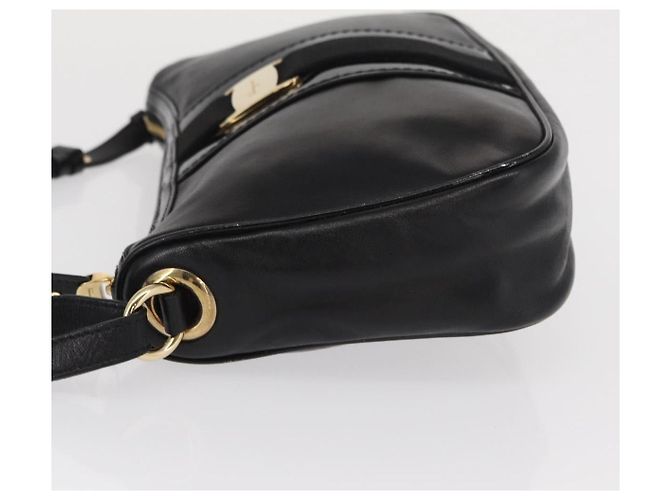 Borsa a Spalla Vala in Pelle Salvatore Ferragamo Nero - vista 4