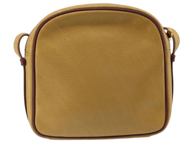Borsa a tracolla in pelle Must de Cartier con frange Giallo - vista 2