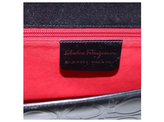 Borsa Gancini in pelle Salvatore Ferragamo Nero - vista 6