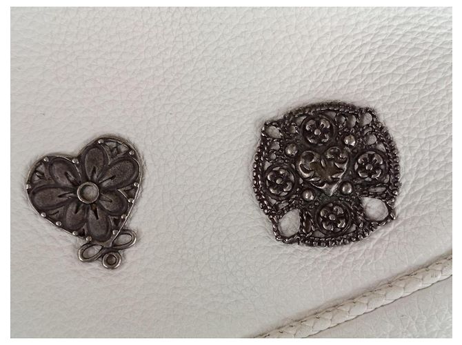 Borsa Dior Gaucho in pelle bianca Bianco - vista 19