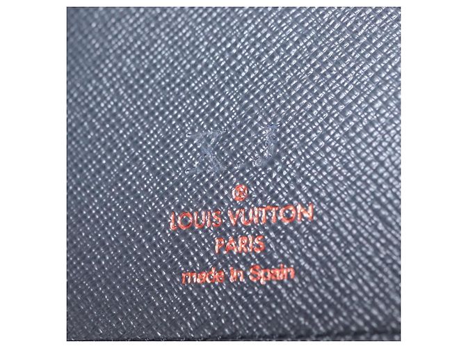 Billetera bifold larga Brazza Louis Vuitton Monogram Comics Azul marino - vista 6