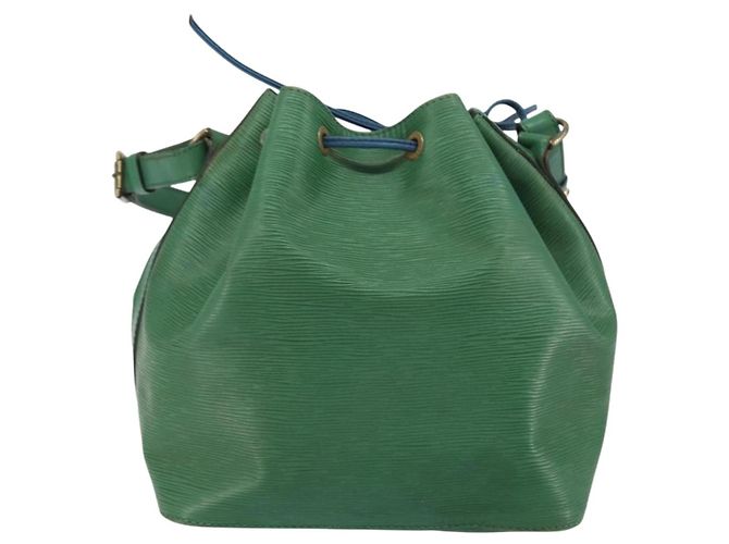 Noe Borsa Petit Noé in pelle Epi media Louis Vuitton Verde - vista 2