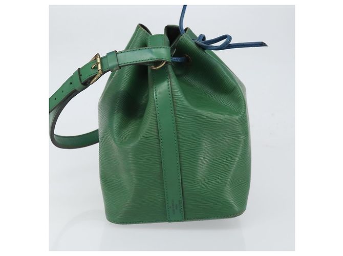 Noe Borsa Petit Noé in pelle Epi media Louis Vuitton Verde - vista 4