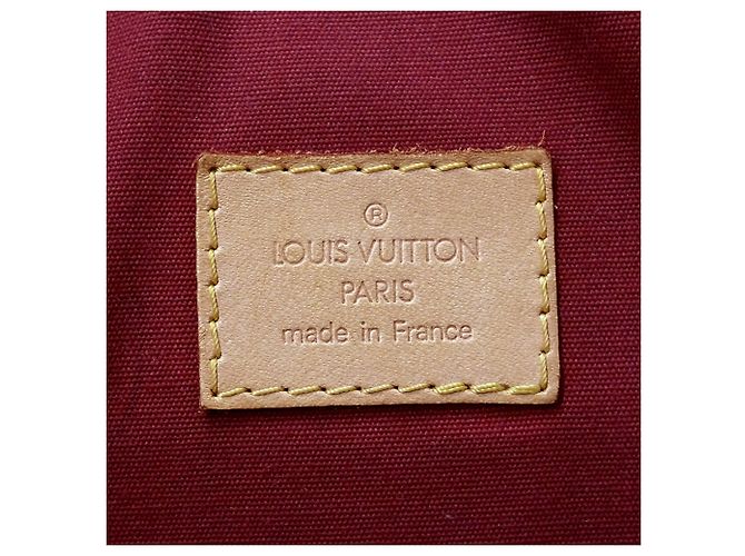 Summit Borsa Tote Louis Vuitton Monogram Vernis Pomme d'Amour Rosso - vista 6