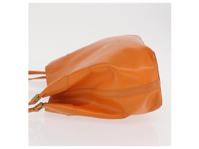 Borsa Louis Vuitton Mandara in pelle Epi MM Arancione - vista 4