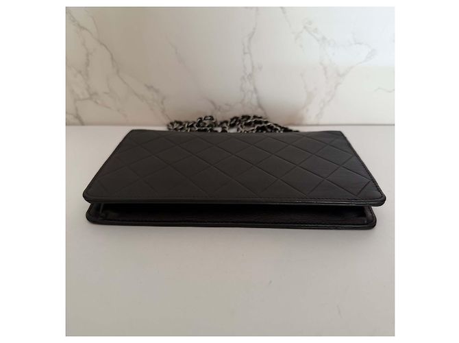 Timeless Chanel WOC in rilievo Chanel Nero - vista 10