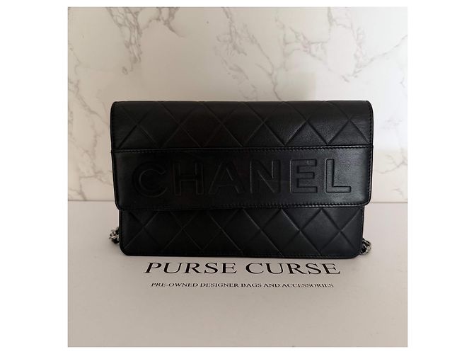 Timeless Chanel WOC in rilievo Chanel Nero - vista 15