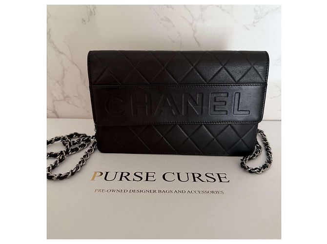 Timeless Chanel WOC in rilievo Chanel Nero - vista 17