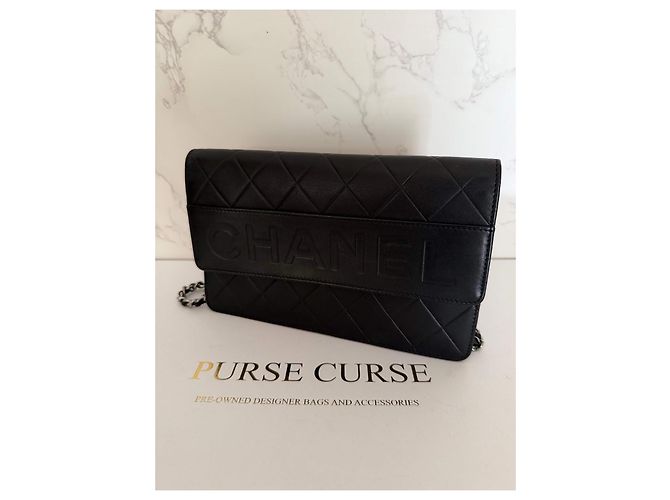 Timeless Chanel WOC in rilievo Chanel Nero - vista 18